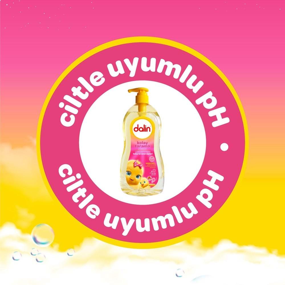 Dalin Bebek Şampuanı 700ML Kolay Tarama Badem Özlü Pompalı (5 Li Set)