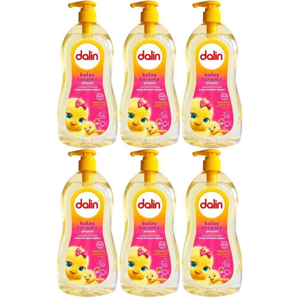 Dalin Bebek Şampuanı 700ML Kolay Tarama Badem Özlü Pompalı (6 Lı Set)