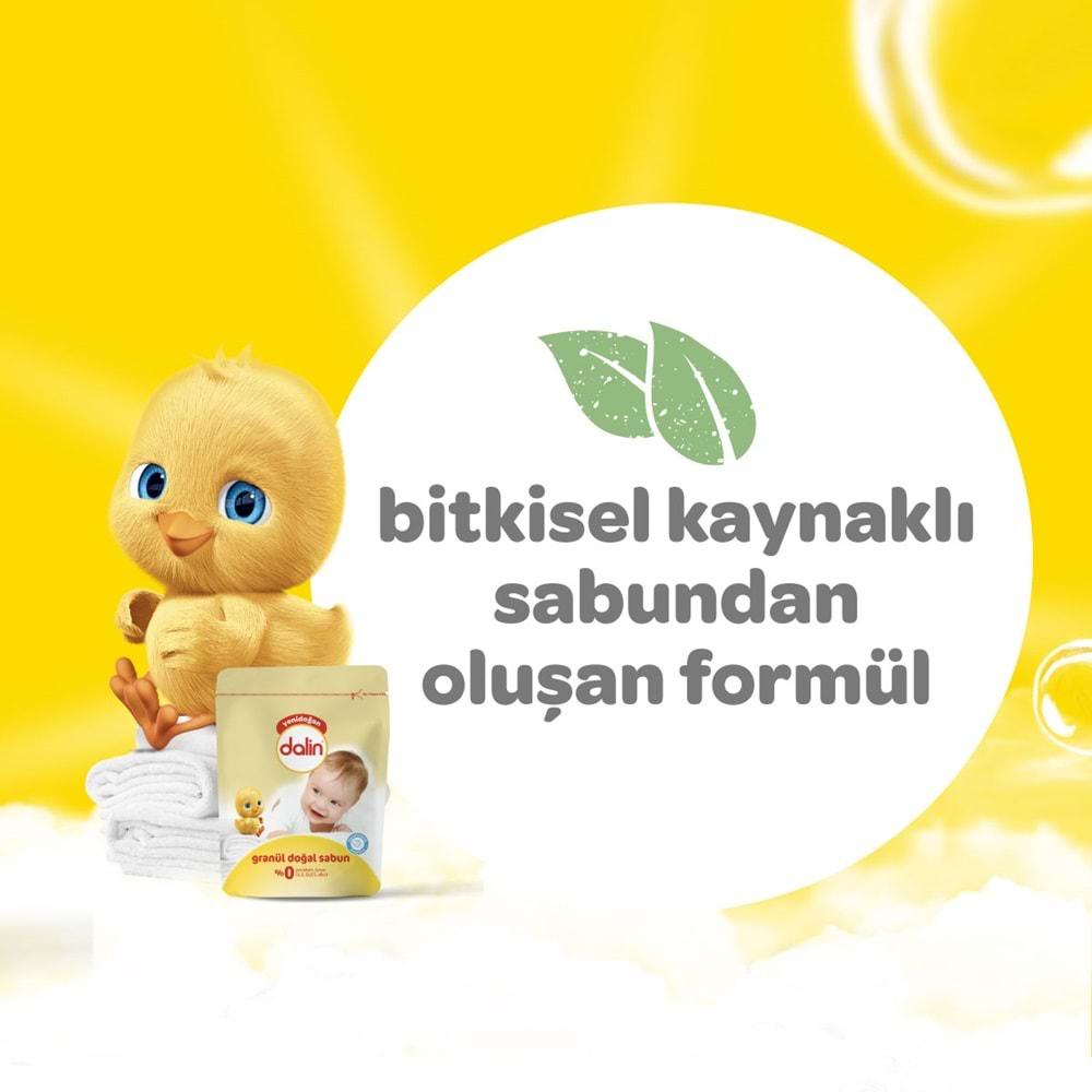 Dalin Granül Sabun Tozu 1000GR Klasik (Doğal Sabun) 2 Li Set (40 Yıkama)