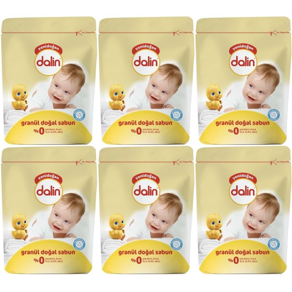 Dalin Granül Sabun Tozu 1000GR Klasik (Doğal Sabun) 6 Lı Set (120 Yıkama)