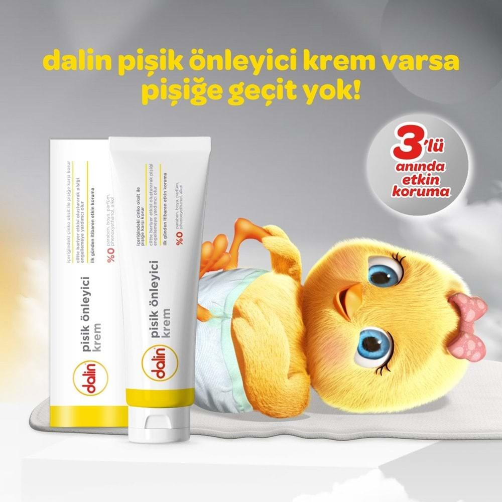 Dalin Pişik öneliyici Krem/Pişik Kremi 100ML (Bebekler İçin) (5 Li Set)