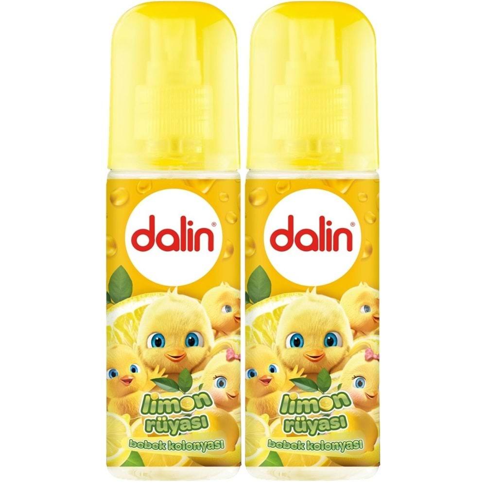 Dalin Bebek Kolonyası 150ML Limon Çiçeği (Limon-Bergomat-Papatya) (2 Li Set)