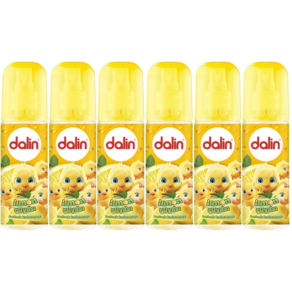 Dalin Bebek Kolonyası 150ML Limon Çiçeği (Limon-Bergomat-Papatya) (6 Lı Set)