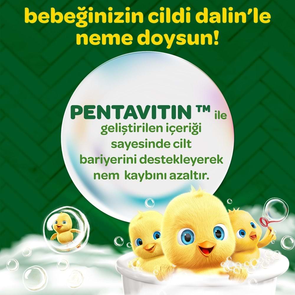 Dalin Bebek Saç & Vücut Şampuanı 700ML Nem ve Koruma Avakado Özlü (Pompalı) (4 Lü Set)