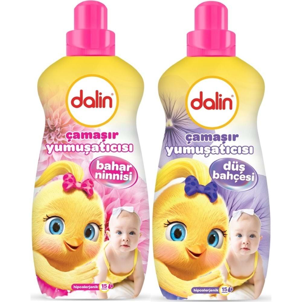 Dalin Çamaşır Yumuşatıcı Konsantre 1500ML Bahar Ninnisi + 1500ML Düş Bahçesi (Karma 2 Li Set)