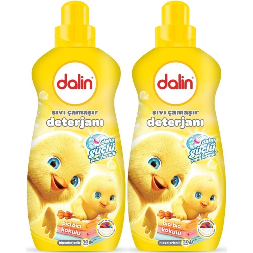 Dalin Çamaşır Deterjanı 1.5LT Bıcı Bıcı Kokulu (Hassas ve Hipoalerjenik Formül) (2 Li Set)