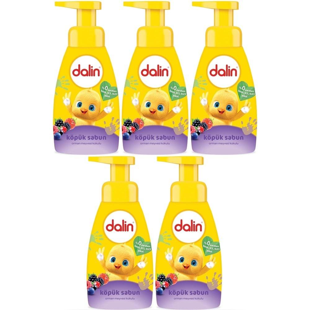Dalin Köpük Sabun 200ML Mango ve Portakal Kokulu (Çoçuklarınız İçin) (5 Li Set)