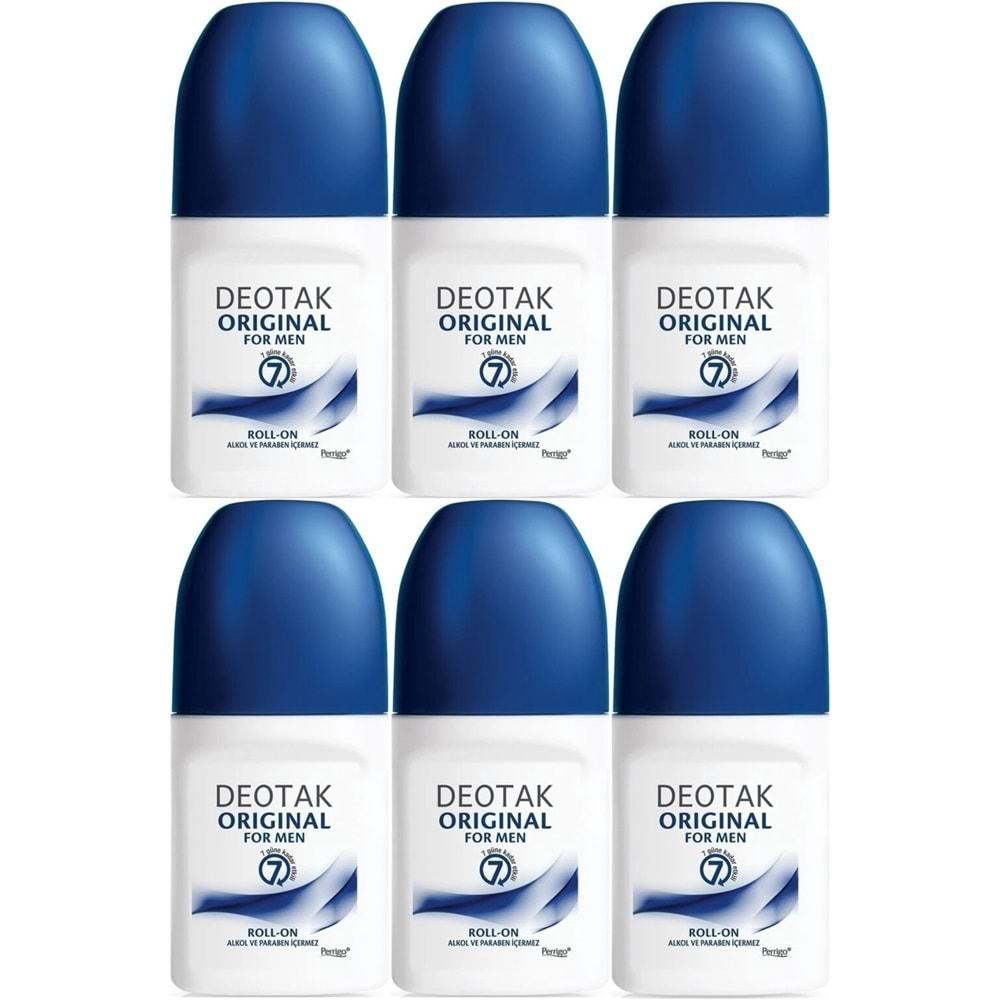 Deotak Roll-On 35ML Original (Formen/Erkek) (6 Lı Set)