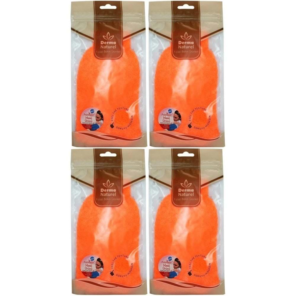 Derma Naturel Banyo Eldiveni Renkli MS-05 (4 Lü Set)