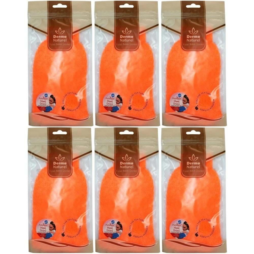 Derma Naturel Banyo Eldiveni Renkli MS-05 (6 Lı Set)