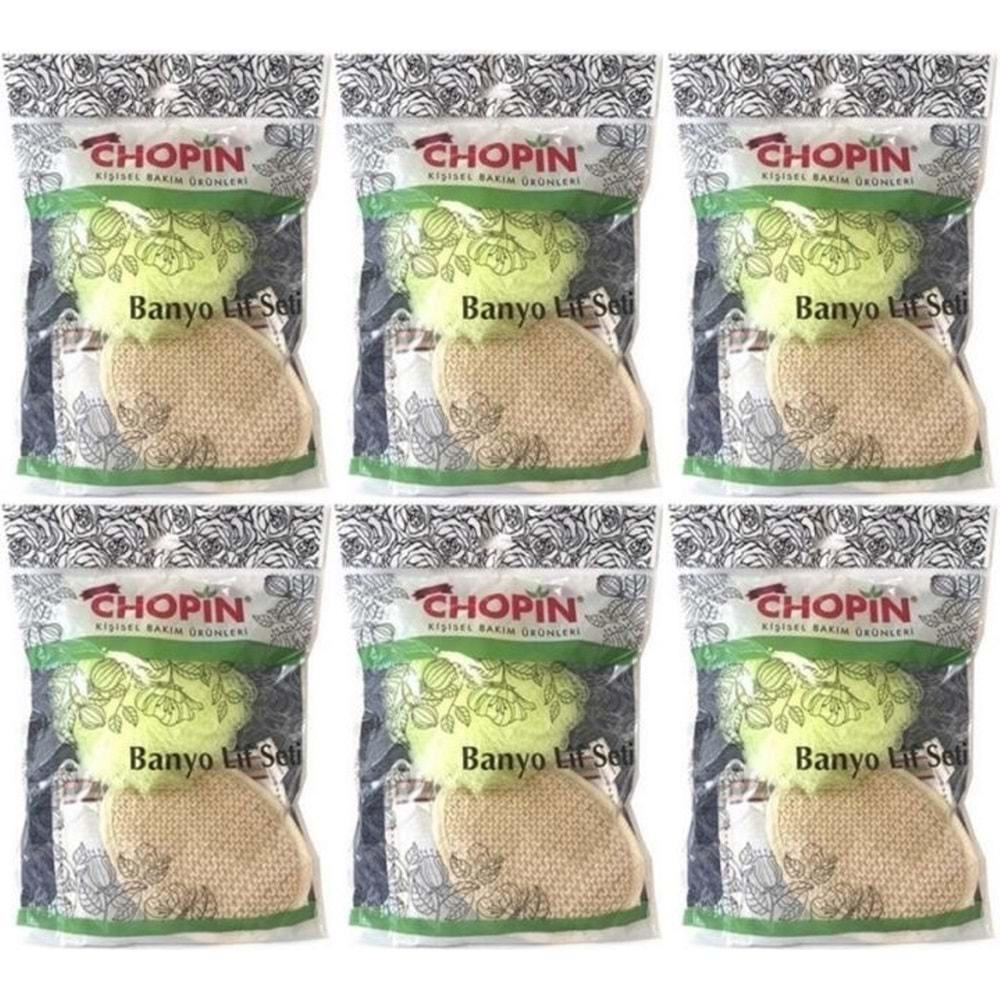 Derma Naturel Chopin Lif Seti (3 Parça) MS-18 (6 Lı Set)