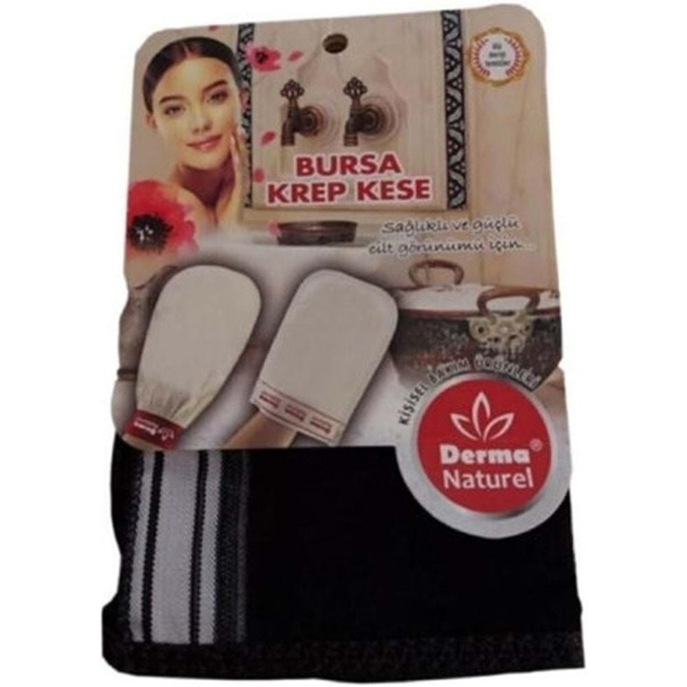 Derma Naturel Krep Kese - Siyah MS-28 (4 Lü Set)