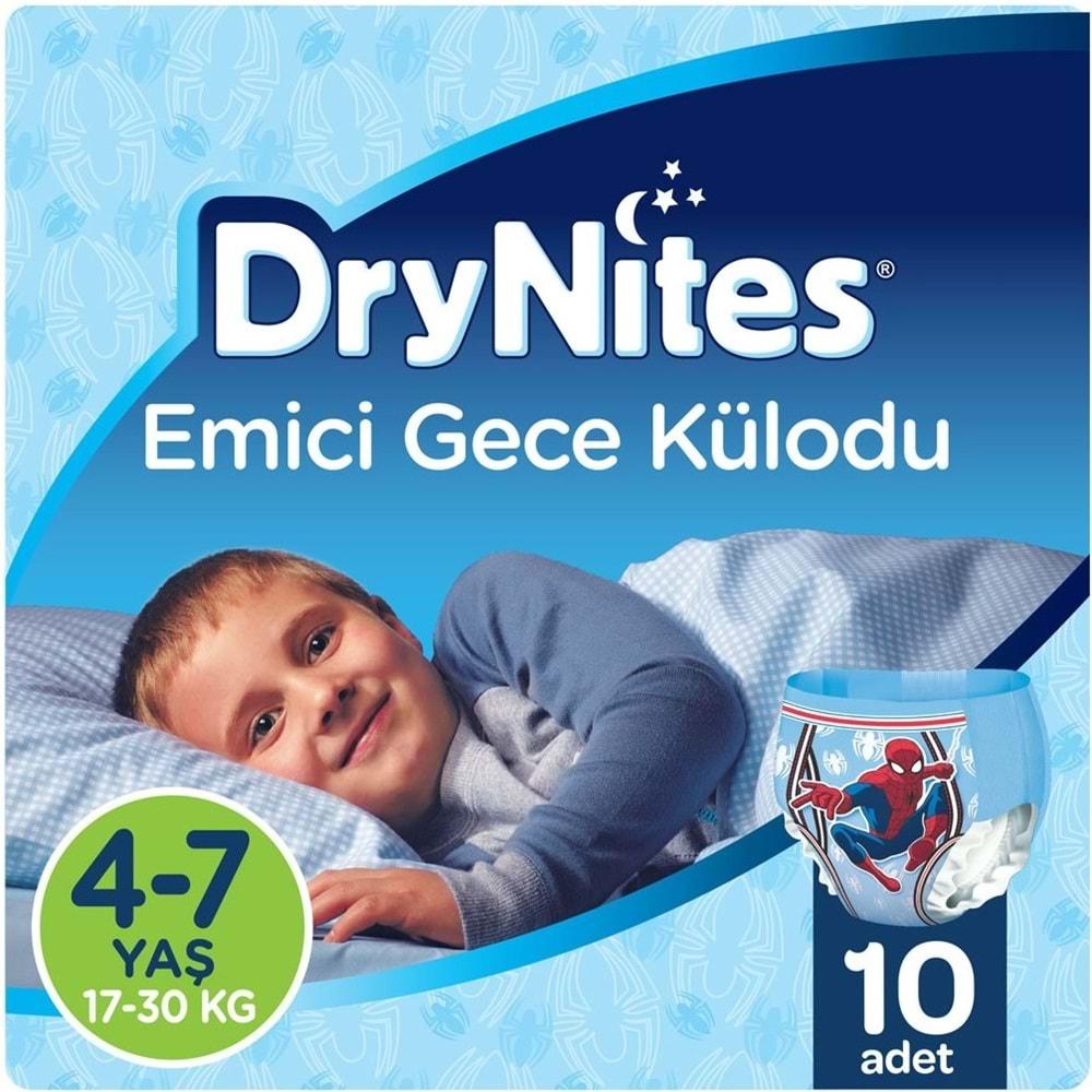 Drynites Emici Gece Külodu/Külot Bez Erkek 4-7 Yaş 17-30KG Small 60 Adet 6PK*10 AltIslatmalara Karşı