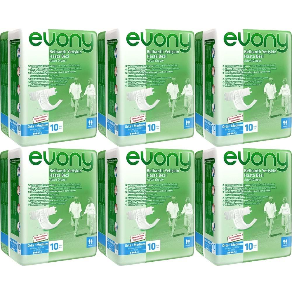 Evony Hasta Bezi Bel Bantlı Ekonomik Pk M - Orta - Medium 60 Adet