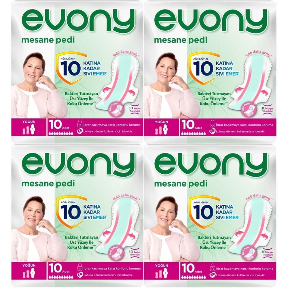 Evony Günlük Mesane Pedi Yoğun 40 Adet (4PK*10)