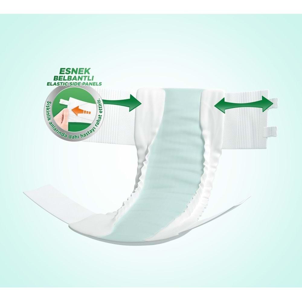Evony Premium Hasta Bezi Yetişkin Bel Bantlı Tekstil Yüzey L-Büyük 90 Adet