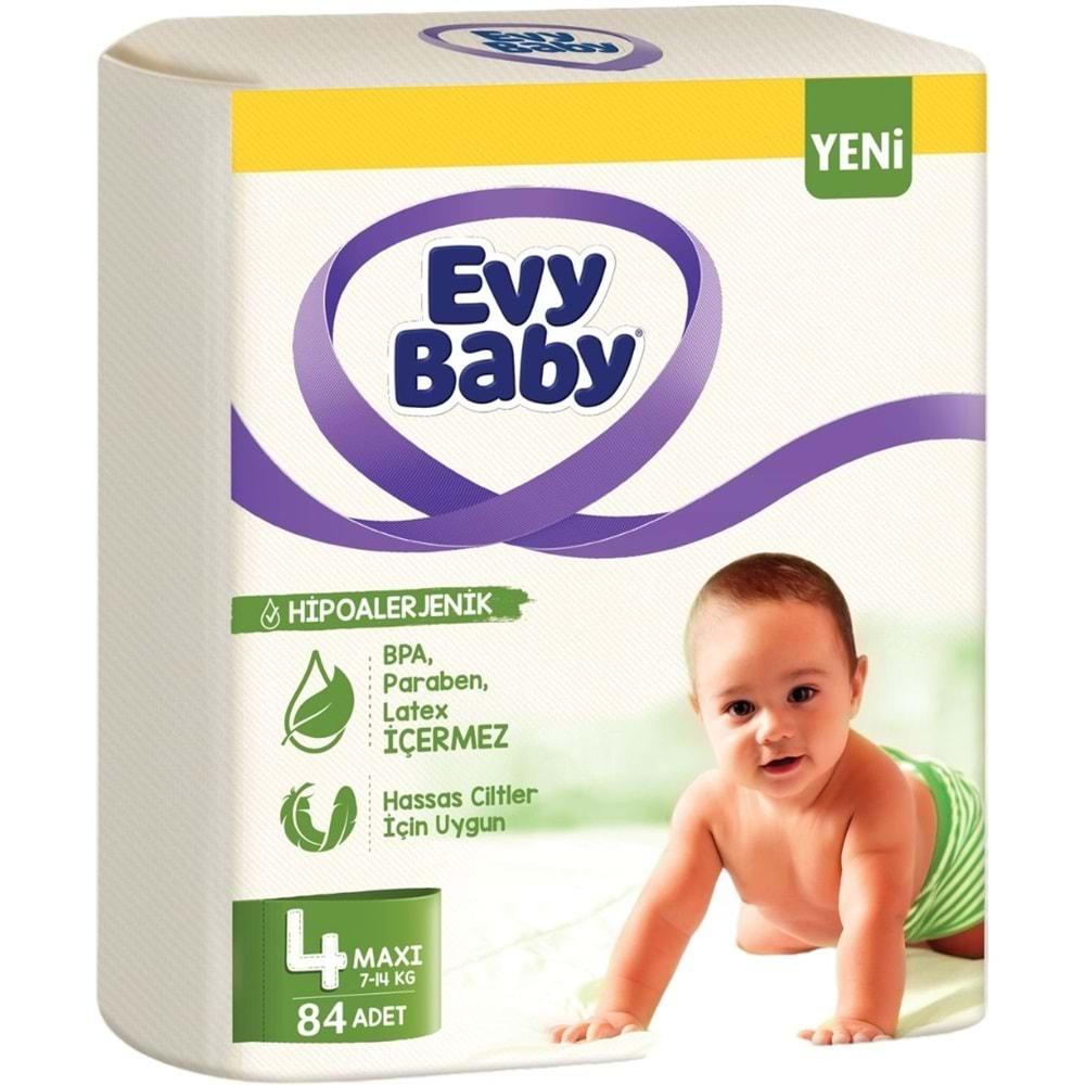 Evy Baby Bebek Bezi Beden:4 (7-14KG) Maxi 420 Adet Mega Süper Fırsat Pk