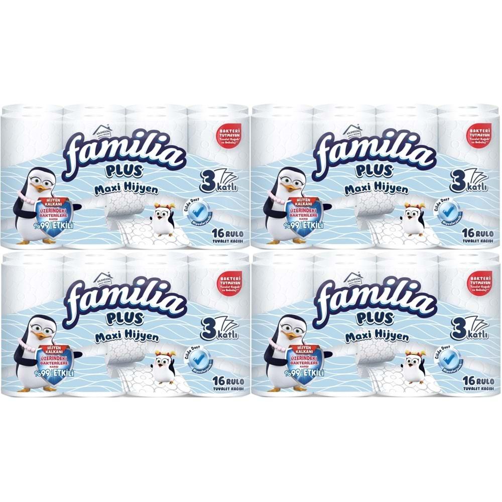 Familia Plus Tuvalet Kağıdı (3 Katlı) 64 Lü Set Maxi Hijyen (4PK*16)