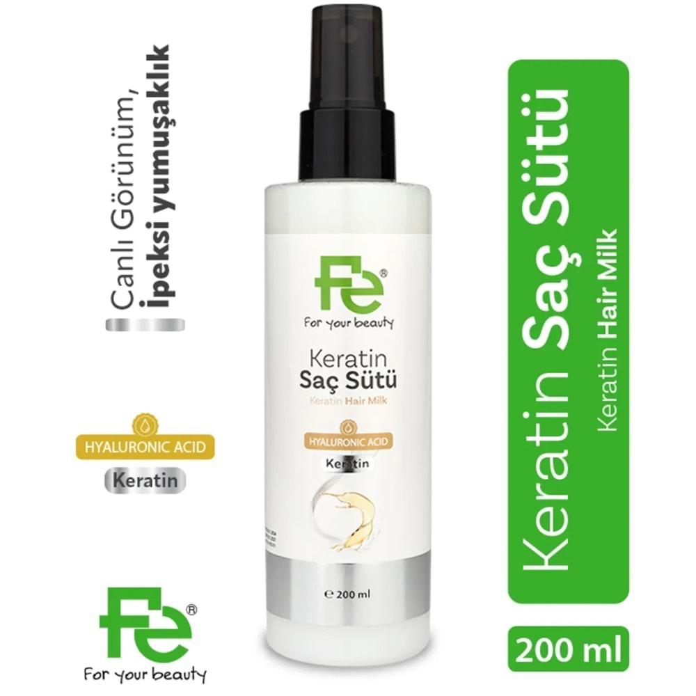 Fe Keratin Saç Sütü 200ML (5 Li Set)