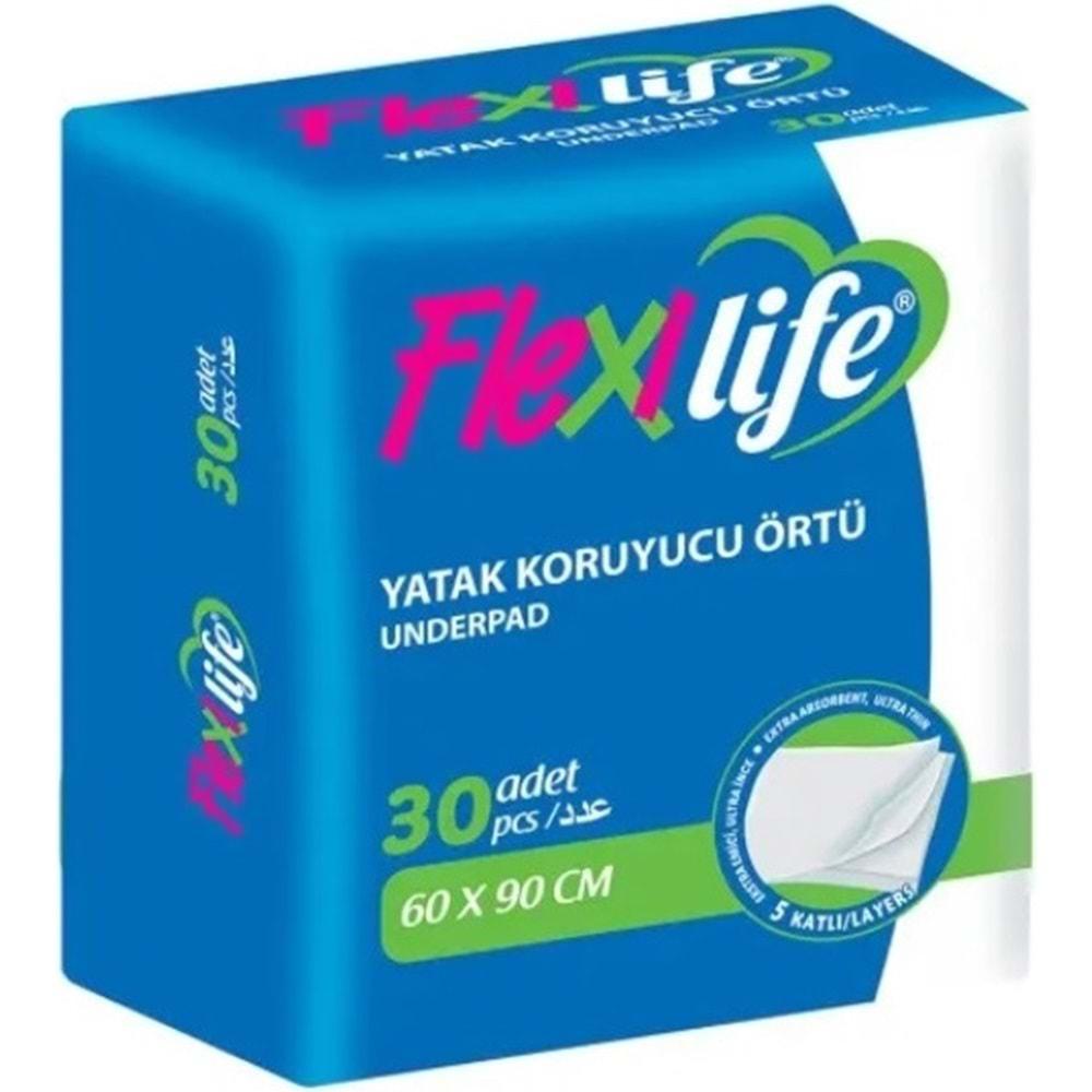 Flexi Life Kedi - Köpek - Evcil Hayvan Çiş Tuvalet Eğitim Pedi 60*90CM 60 Adet (2PK*30)