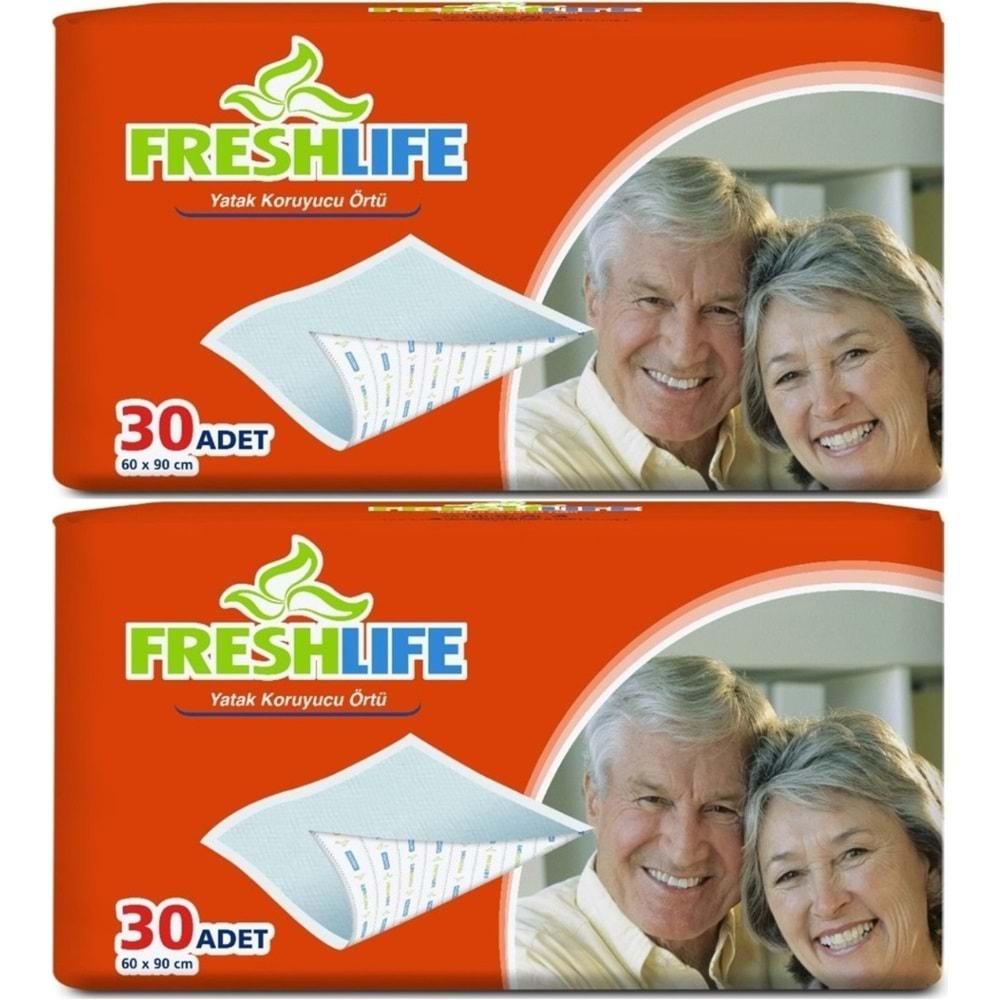 FreshLife Hasta Yatak Koruyucu 60*90CM 60 Adet (2PK*30)