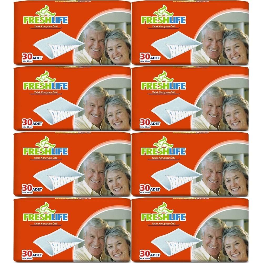 FreshLife Hasta Yatak Koruyucu 60*90CM 240 Adet (8PK*30)