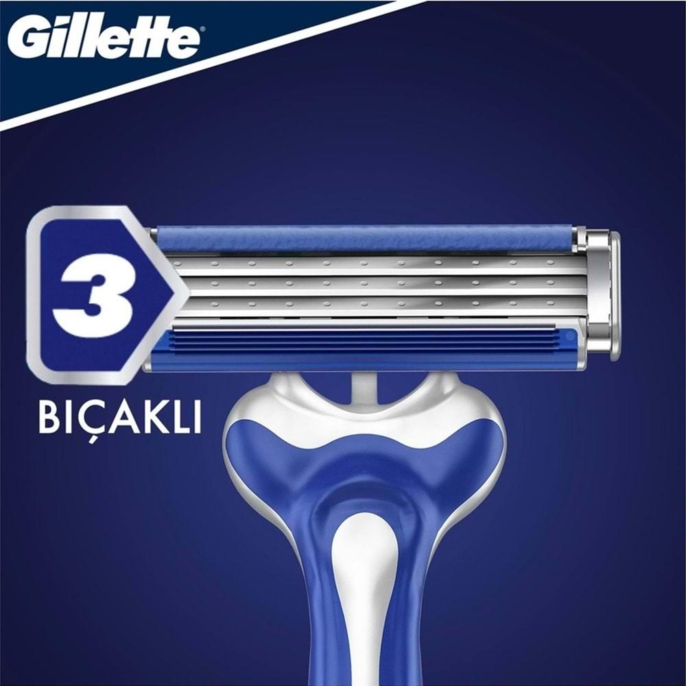 Gillette Blue3 Comfort Kullan At Tıraş Bıçağı (6+2) Toplam 24 Adet (Avantaj Pk) (3 Lü Set)