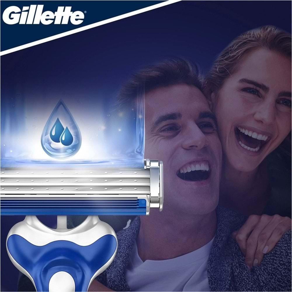 Gillette Blue3 Comfort Kullan At Tıraş Bıçağı (6+2) Toplam 24 Adet (Avantaj Pk) (3 Lü Set)