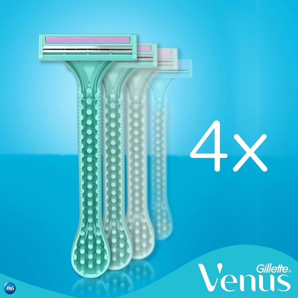 Gillette Simply Venus 2 Kullan At Kadın Tıraş Bıçağı 8 Li Set (2PK*4)