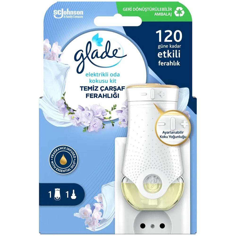 Glade Elektrikli Oda Kokusu Kit Temiz Çarşaf Ferahlığı (9 Lu Set)