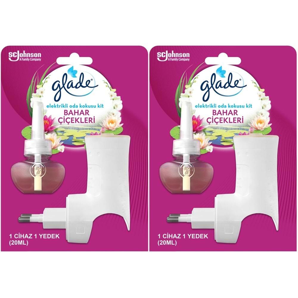 Glade Elektrikli Oda Kokusu Kit Temiz Çiçekleri (2 Li Set)