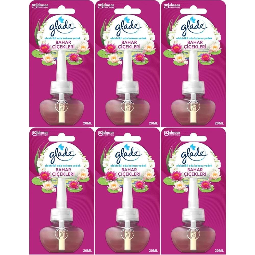 Glade Elektrikli Oda Kokusu Yedek Bahar Çiçekleri (6 Lı Set)