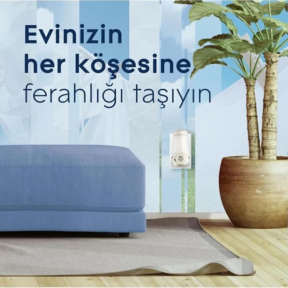 Glade Elektrikli Oda Kokusu Kit Temiz Çarşaf Ferahlığı + Yedek Bahar Çiçekleri