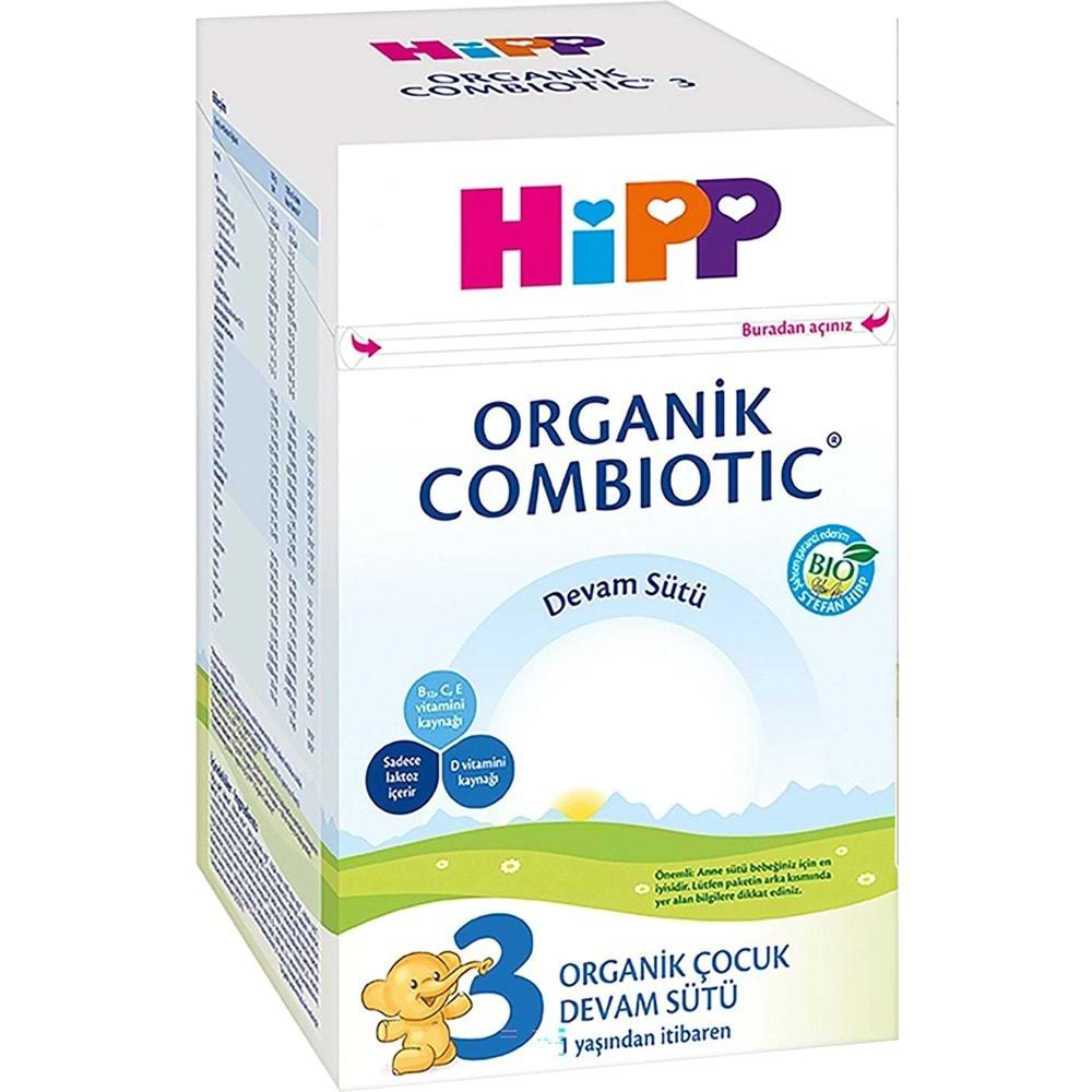 Hipp Organik Combiotic Bebek Devam Sütü 800GR No:3 (9. Aydan İtibaren) (5 Li Set)