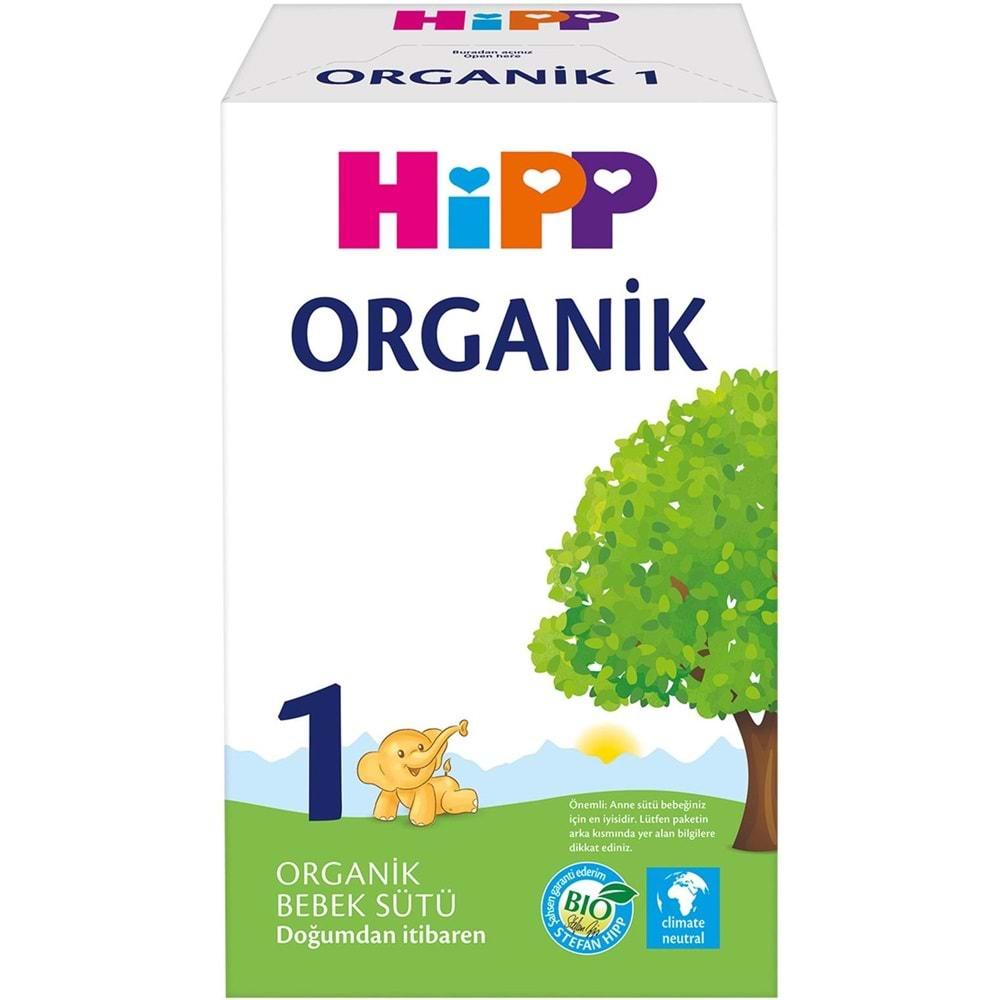 Hipp Organik Bebek Sütü 600GR No:1 (1. Aydan İtibaren) (4 Lü Set)