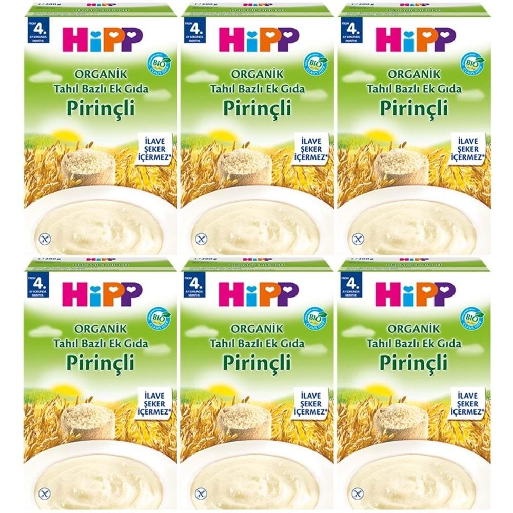 Hipp Organik Pirinçli Tahıl Bazlı Kaşık Maması 200Gr (6 Lı Set)