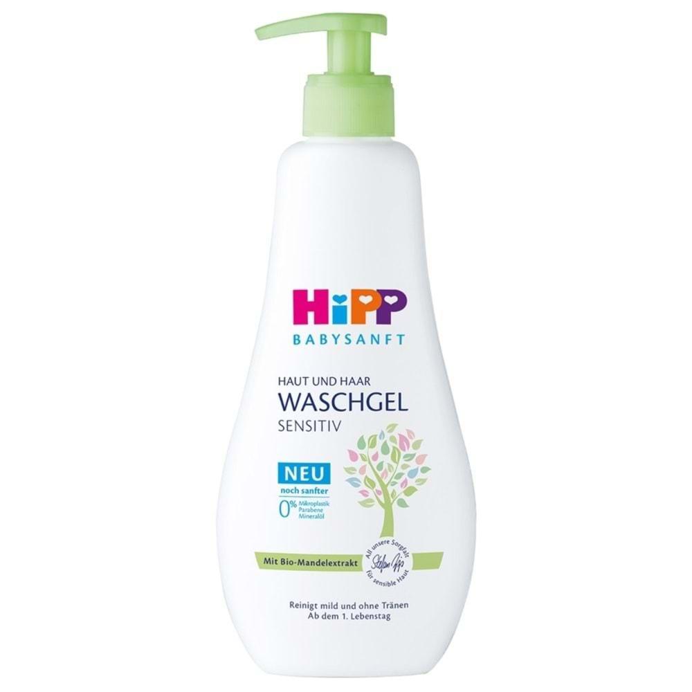 Hipp Babysanft Bebek Saç ve Vücut Banyo Jeli/Waschgel Sensıtıv 400ML (2 Li Set)