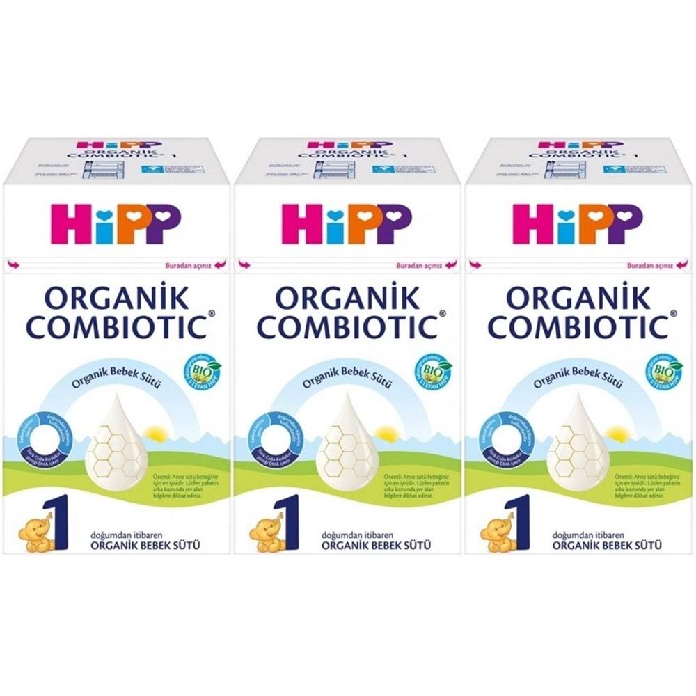 Hipp Organik Combiotic Bebek Sütü 600GR No:1 (0-6 Ay) (3 Lü Set)