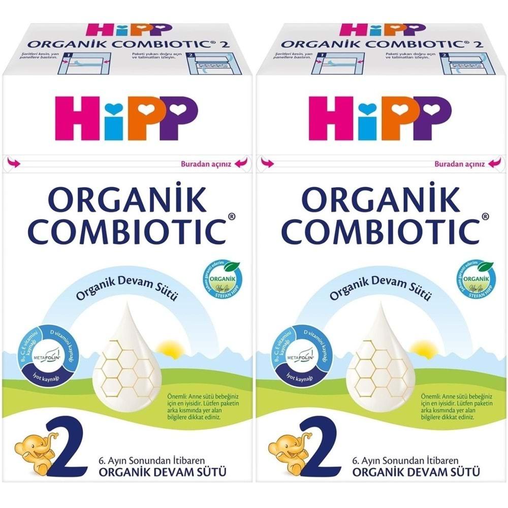 Hipp Organik Combiotic Devam Sütü 600GR No:2 (6-12 Ay) (2 Li Set)