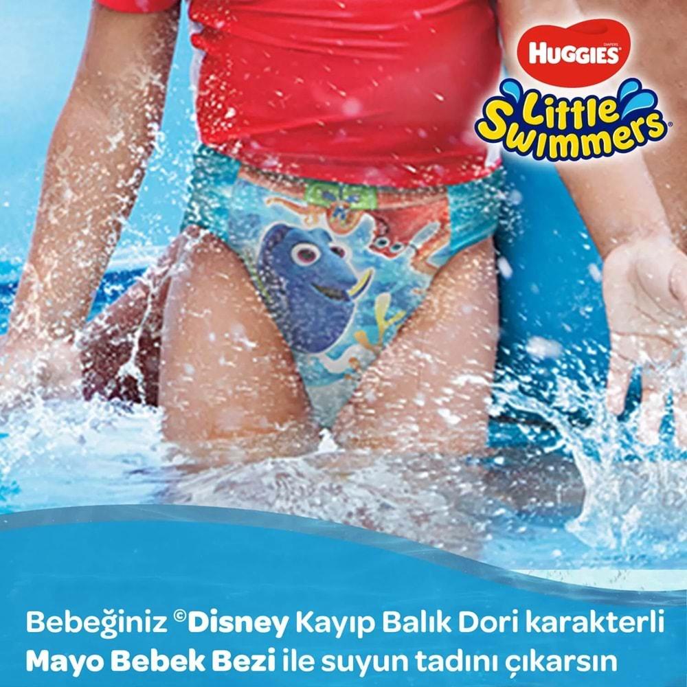 Huggıes Little Swımmers Mayo Bebek Bezi Beden:3-4 (7-15Kg) 72 Adet (6Pk*12)