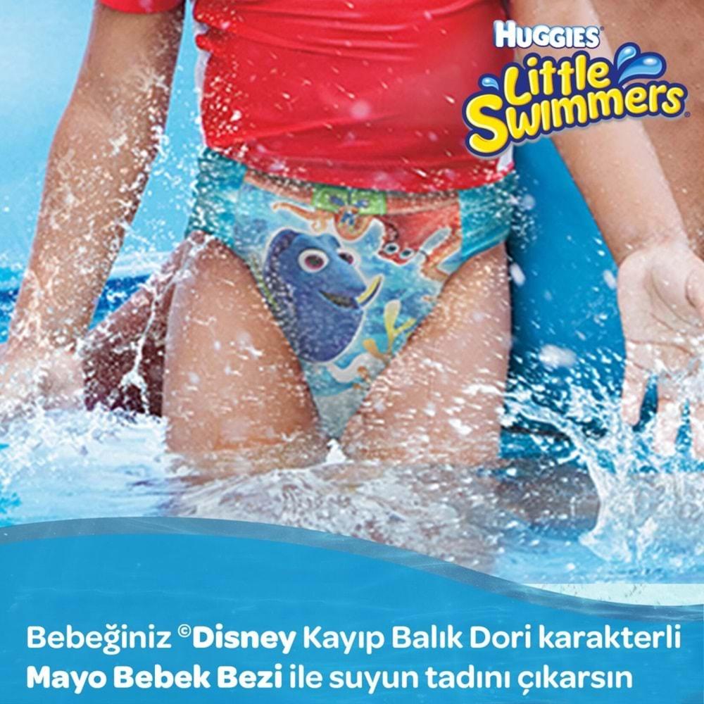 Huggıes Little Swımmers Mayo Bebek Bezi Beden:5-6 (12-18KG) 132 Adet (12PK*11)