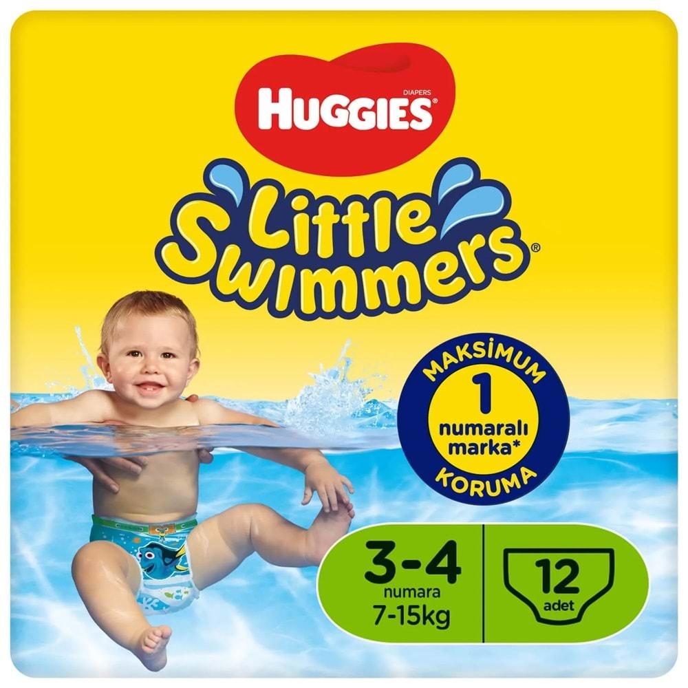 Huggıes Little Swımmers Mayo Bebek Bezi Beden:3-4 (7-15Kg) 36 Adet (3Pk*12)