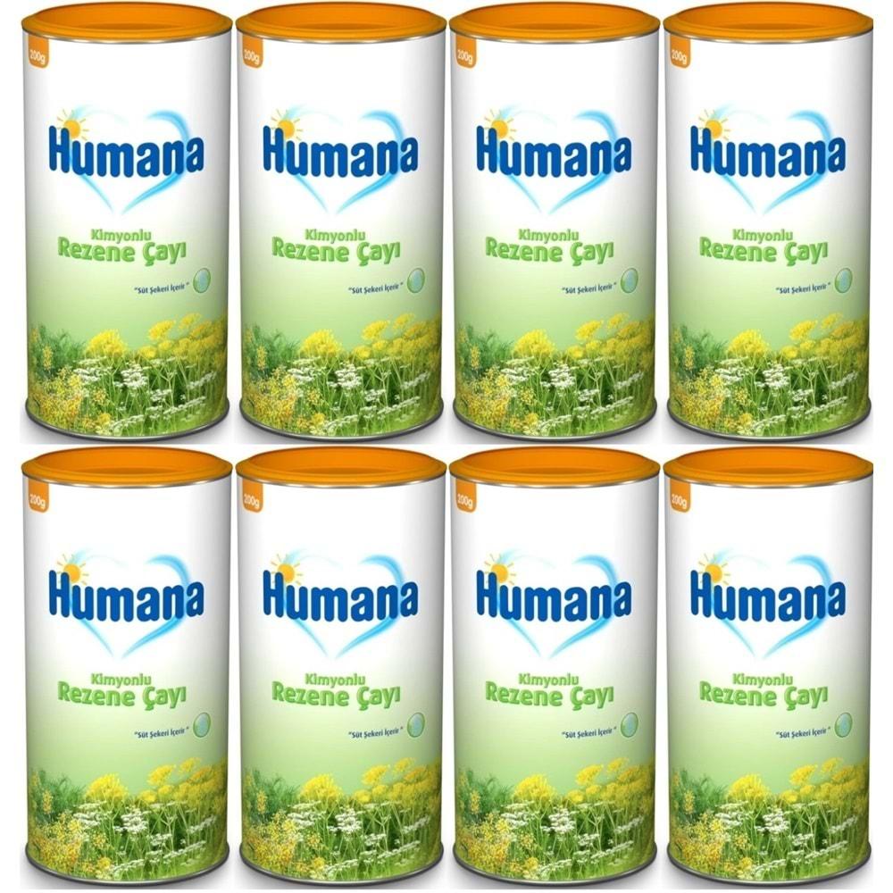 Humana Kimyonlu Rezene Bitki Çayı - Tozu 200GR (8 Li Set)