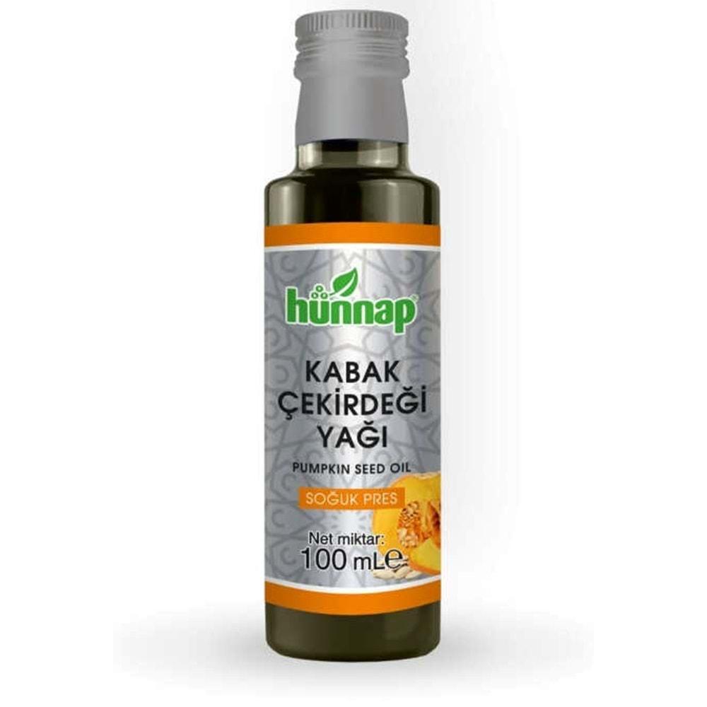 Hünnap Kabak Çekirdeği Yağı 100ML (Soğuk Press) (3 Lü Set)