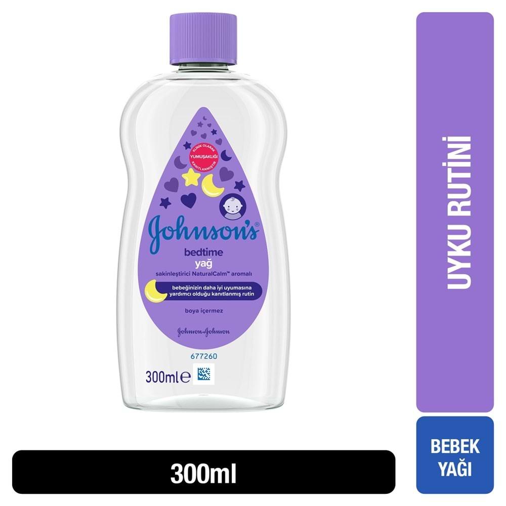 Johnsons Baby Bebek Yağı 300ML Bedtime (Uyku Rutini) (5 Li Set)