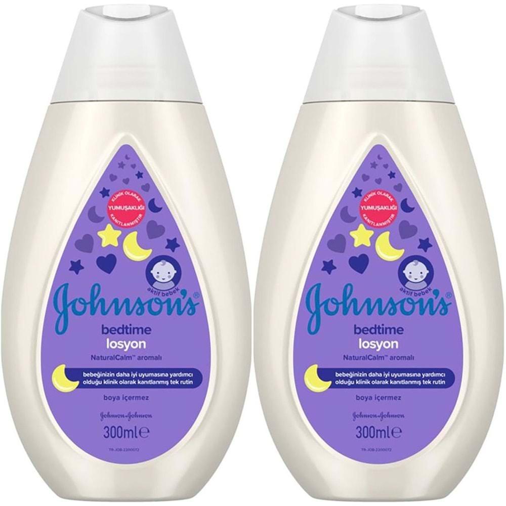 Johnsons Baby Bedtime Bebek Losyon 300ML (2 Li Set)