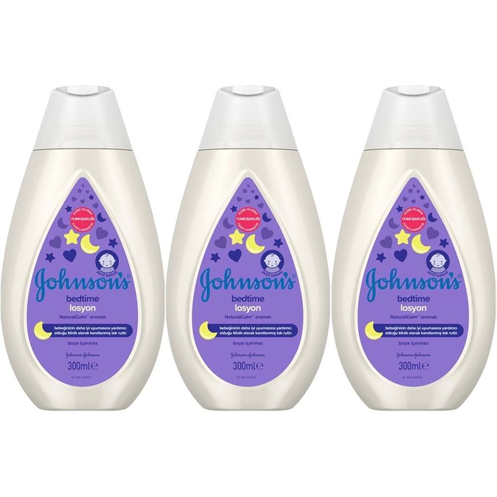 Johnsons Baby Bedtime Bebek Losyon 300ML (3 Lü Set)