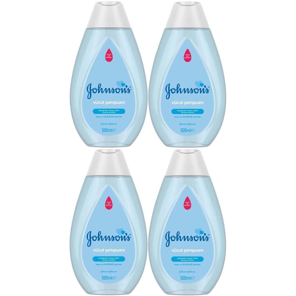 Johnsons Baby Vücut Şampuanı 500ML (4 Lü Set)