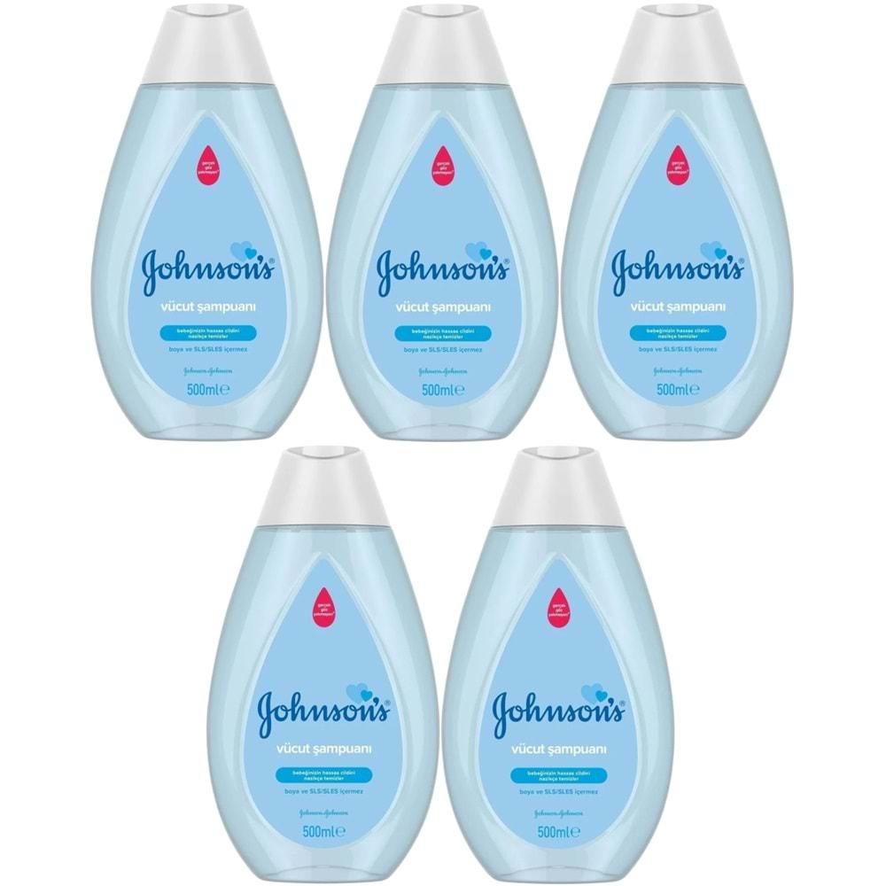 Johnsons Baby Vücut Şampuanı 500ML (5 Li Set)