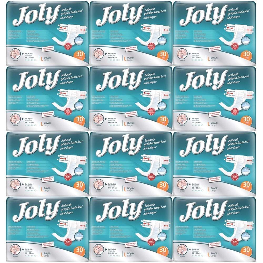 Joly Yetişkin Bezi Bel Bantlı L - Büyük - Large 360 Adet
